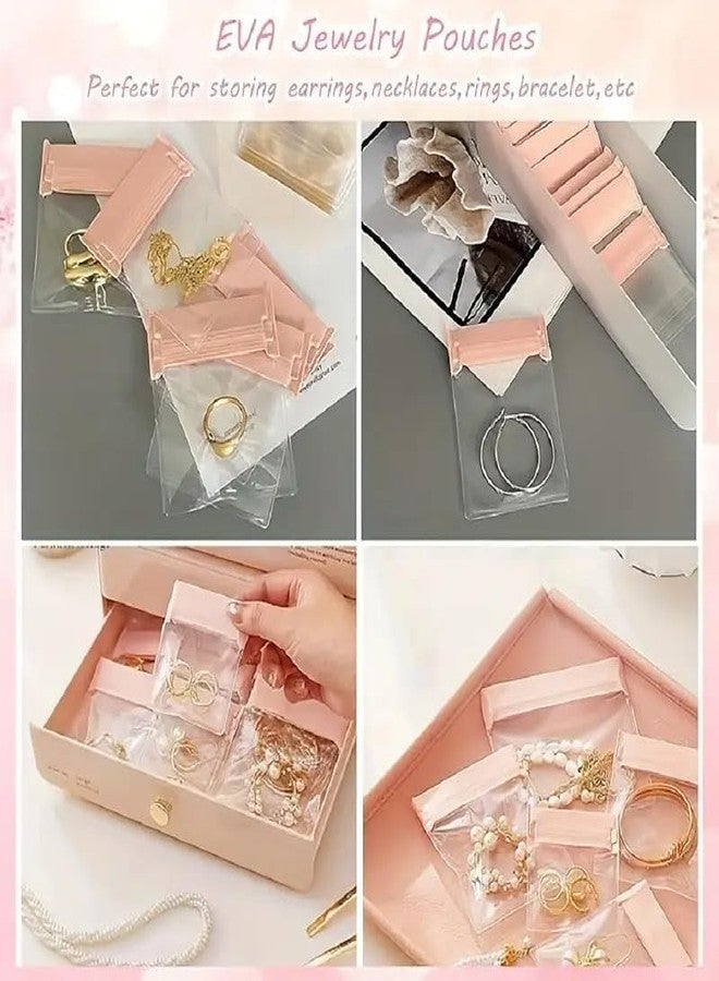 VANITYA 10 Pcs Mini Jewelry Storage Pouch Organizer | Transparent Resealable Bags for Earrings, Rings, Pendants, Coins, Gift Packaging, Travel & Wedding Return Gifts, Small Accessories Storage - Image 2