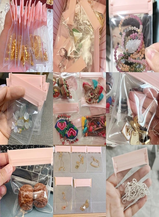 VANITYA 10 Pcs Mini Jewelry Storage Pouch Organizer | Transparent Resealable Bags for Earrings, Rings, Pendants, Coins, Gift Packaging, Travel & Wedding Return Gifts, Small Accessories Storage - Image 5