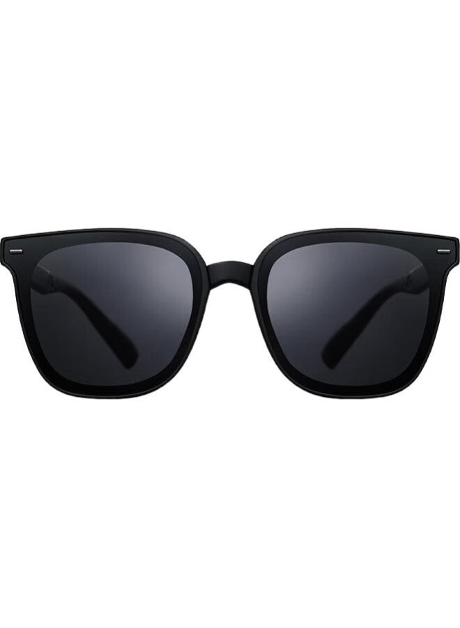 MIJIA Xiaomi Foldable Polarized Sunglasses, Square Frame, For Men And Women, Driving Sunglasses, Uv Protection, Ultra-Light Glasses, Matte Black - Image 1