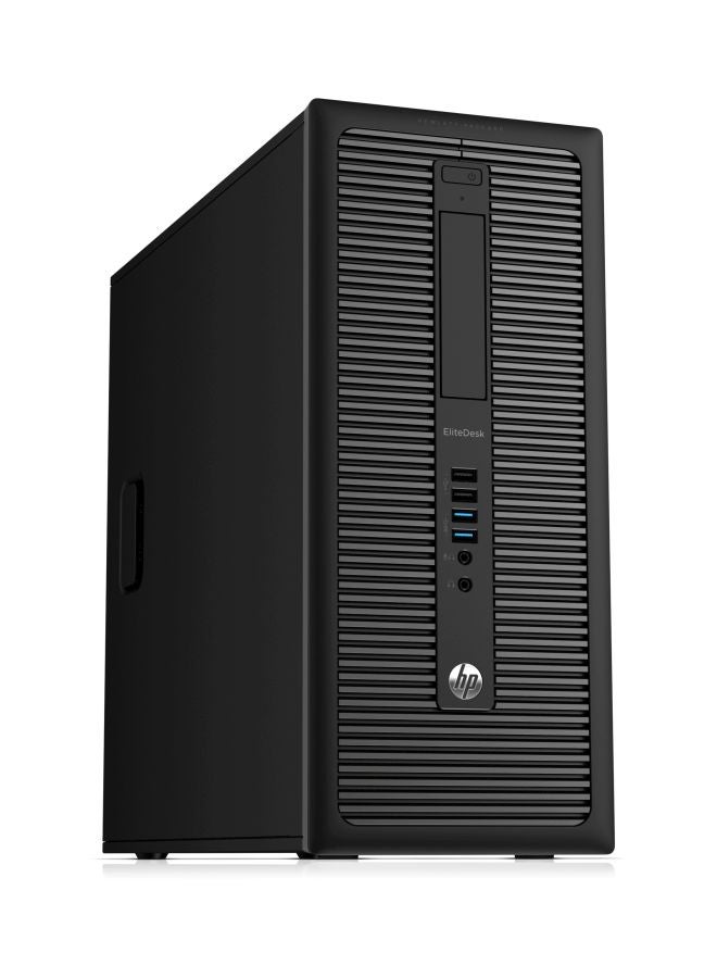 HP كمبيوتر شخصي بصندوق عمودي طراز ELITE-800 G1-J7C54EA-TWR بمعالج كور i5/ذاكرة وصول عشوائي سعتها 5 جيجابايت/محرك أقراص ثابت سعته 500 جيجابايت/ بطاقة رسوميات مدمجة ولوحة مفاتيح وماوس أسود - Image 3