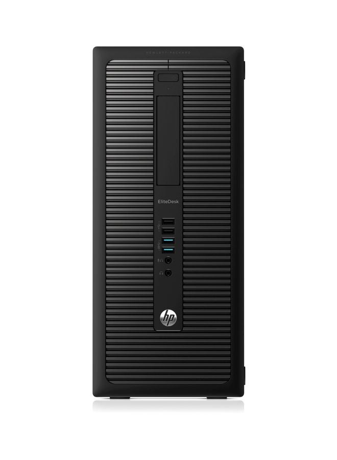 HP كمبيوتر شخصي بصندوق عمودي طراز ELITE-800 G1-J7C54EA-TWR بمعالج كور i5/ذاكرة وصول عشوائي سعتها 5 جيجابايت/محرك أقراص ثابت سعته 500 جيجابايت/ بطاقة رسوميات مدمجة ولوحة مفاتيح وماوس أسود - Image 2