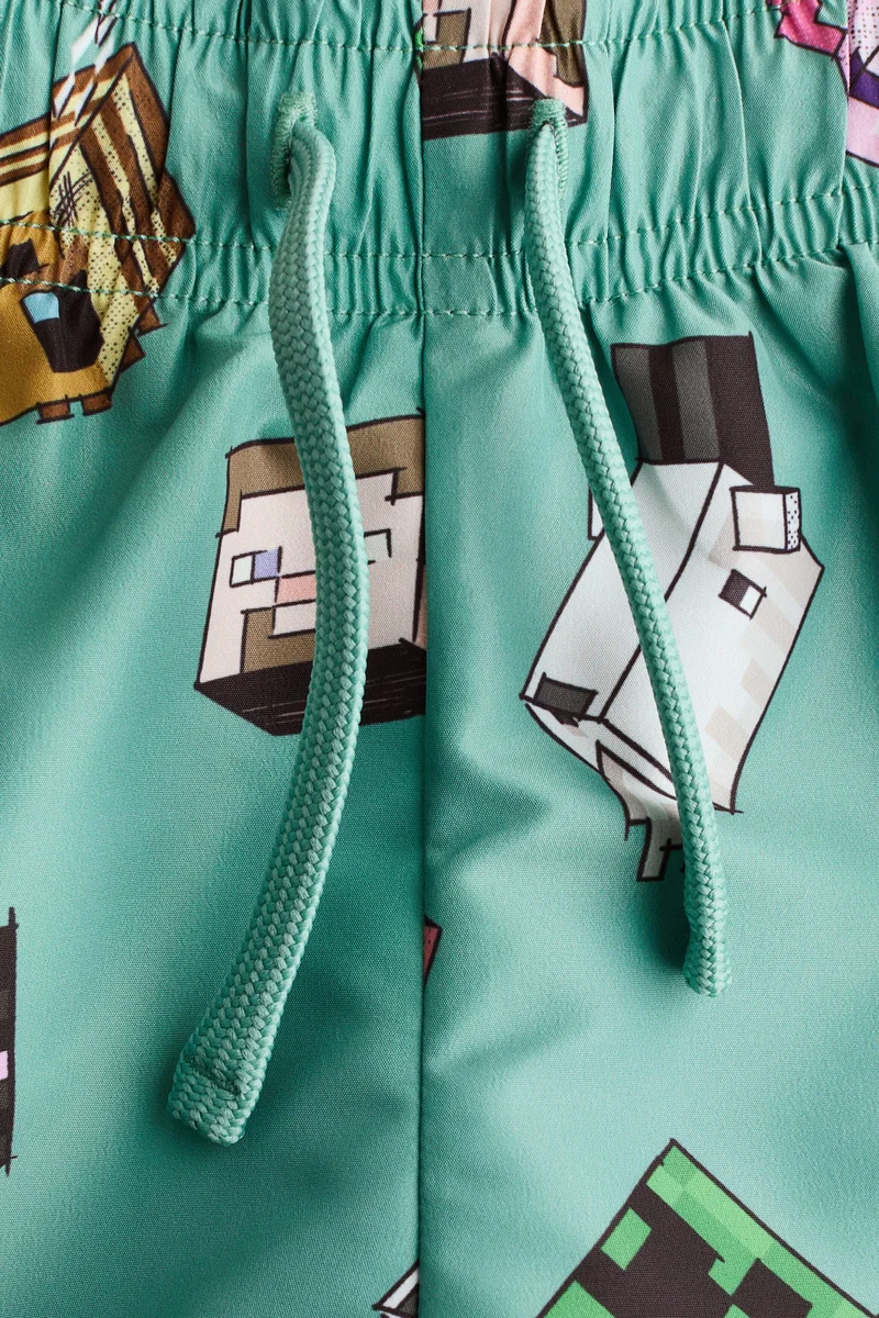 H&M Printed swim shorts