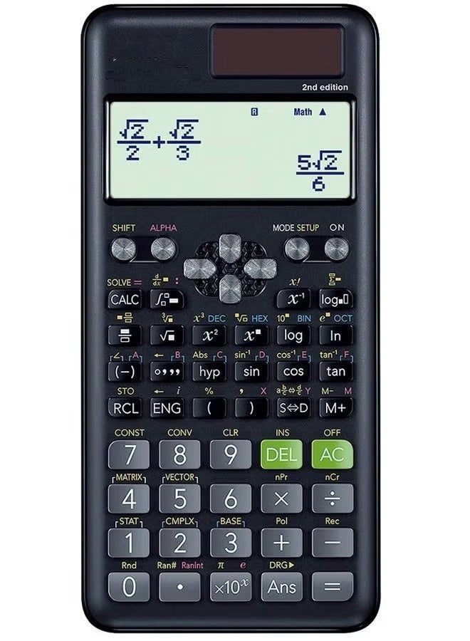 Fx-991Es Plus 2nd Edition Scientific Calculator Black - Image 1