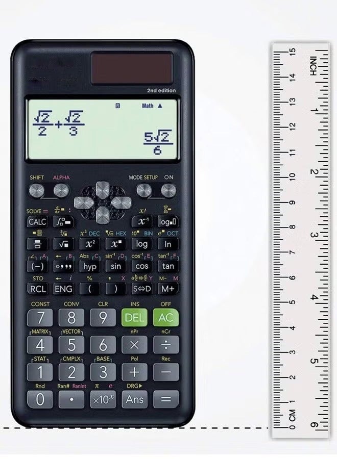 Fx-991Es Plus 2nd Edition Scientific Calculator Black - Image 4