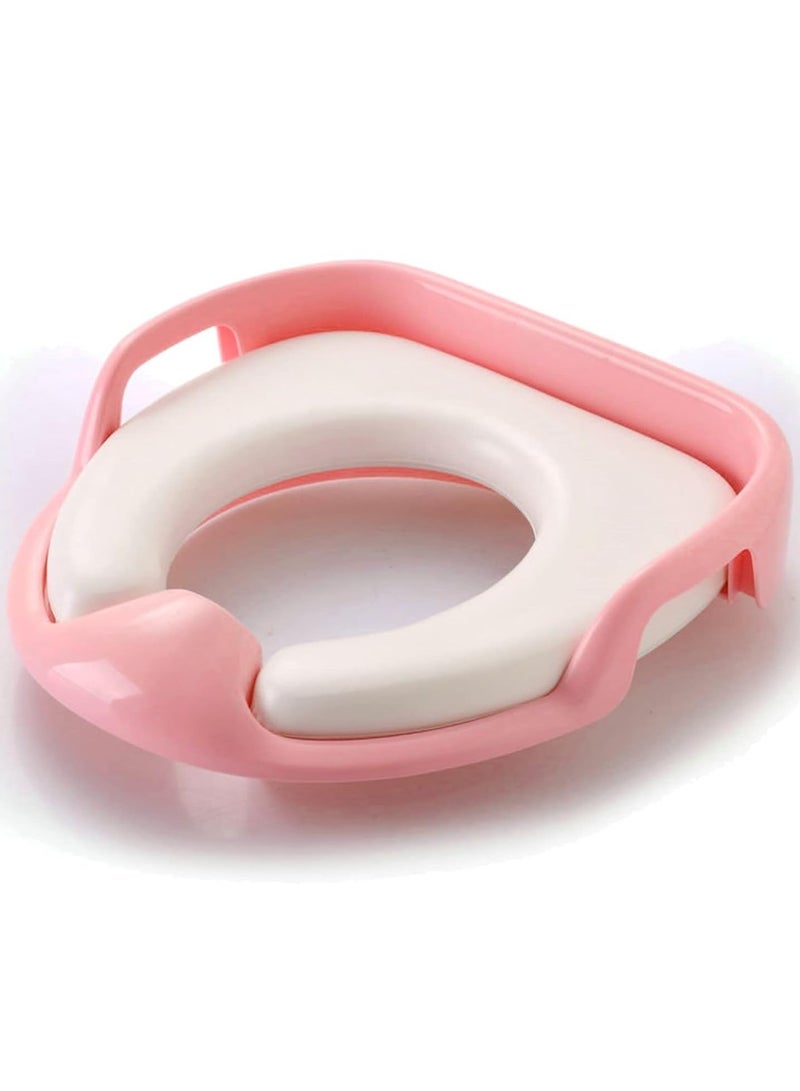 أوريتي مقعد تدريب على المرحاض، مقعد نونية للأطفال، الأطفال، مقعد نونية للسفر، مقعد المرحاض، للأطفال البنات أو الأولاد الصغار، مقعد تدريب المرحاض. (لون القرنفل) - Image 1