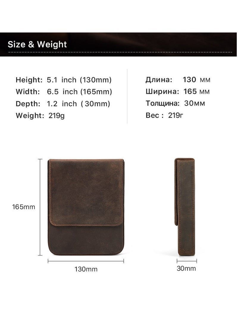 general CONTACT'S FAMILY Handmade Fountain Pen Case Leather For Men Women Holder Pen Pouch Retro Pen Box Organizer Boys Girls School - Image 3