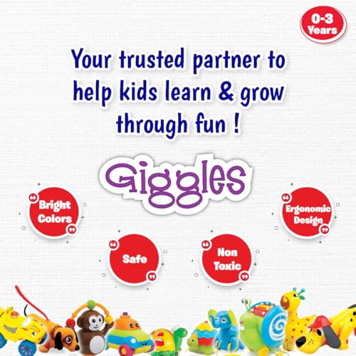giggles Funskool Giggles - Soft Ball , Stuffed soft toy, multicolour, 6 months & above, Infant and Preschool Toys - Image 3