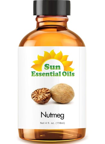 Sun Essential Oils Sun Essential Oils Nutmeg Essential Oil 4oz for Aromatherapy 