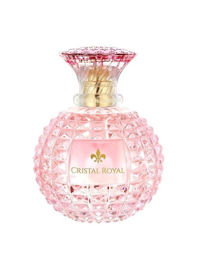 Cristal Royal Rose by Princesse Eau de Parfum for Women - Opens with Rose, Lemon and Pear - Blended with Peach, Freesia and Violet - For Joyful and Radiant Ladies - 3.4 oz - pzsku/Z41C9FA04411D1CBADB5EZ/45/_/1686510196/3f377d28-707f-4f7c-8e6a-e20a51f07142