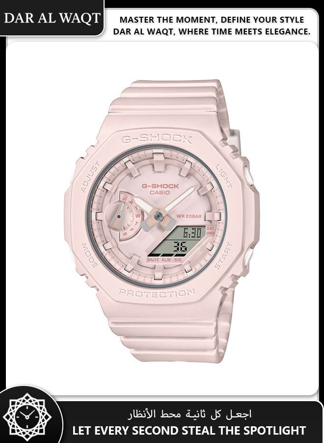 Casio G-Shock GMA-S2100BA-4A Smoky Monochrome Slim Watch - Digital-Analog Display, Carbon Core Guard, Minimalist Design, Urban Streetwear Style - Image 1