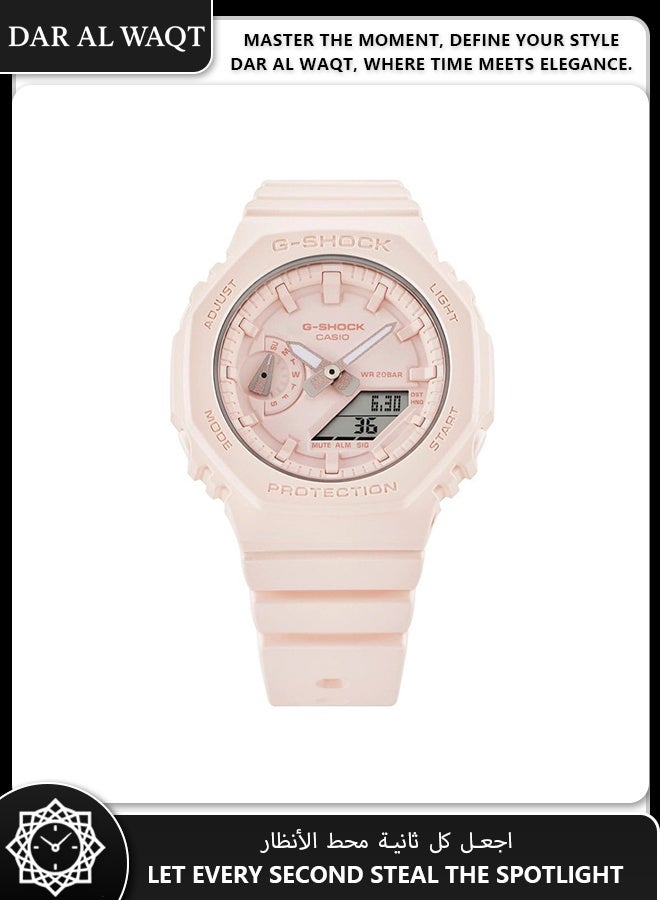 Casio G-Shock GMA-S2100BA-4A Smoky Monochrome Slim Watch - Digital-Analog Display, Carbon Core Guard, Minimalist Design, Urban Streetwear Style - Image 3