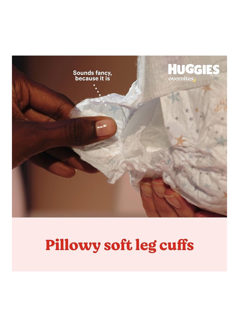 HUGGIES Overnites Size 3 Overnight Diapers 16 - Image 4