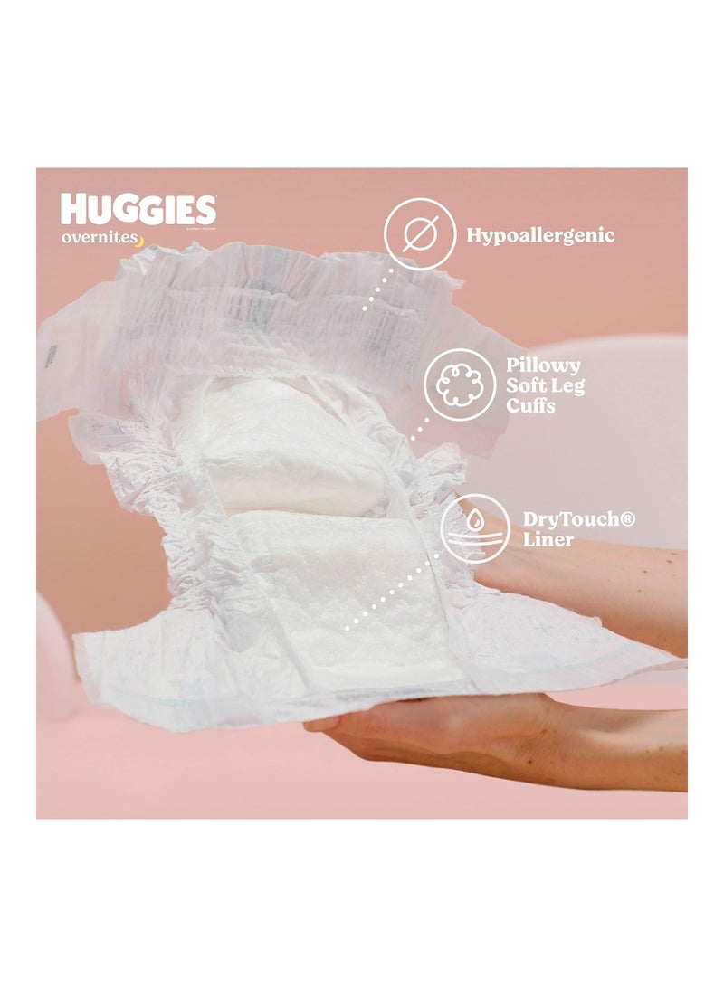 HUGGIES Overnites Size 3 Overnight Diapers 16 - Image 3