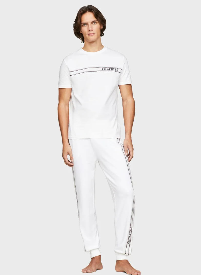 TOMMY HILFIGER Striped Crew Neck T-Shirt