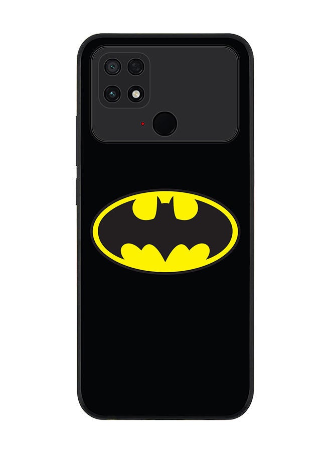 Stylizedd Rugged Black edge case for Xiaomi Poco C40 Slim fit Soft Case Flexible Rubber Edges Anti Drop TPU Gel Thin Cover - The Bat - Image 1