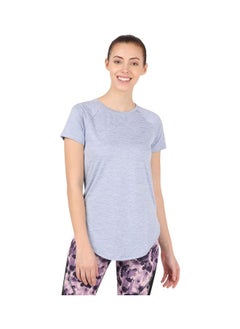 Jockey MW62 Women Microfiber Fabric Relaxed Fit Solid Curved Hem Styled Half Sleeve T Shirt with Stay Fresh Treatment