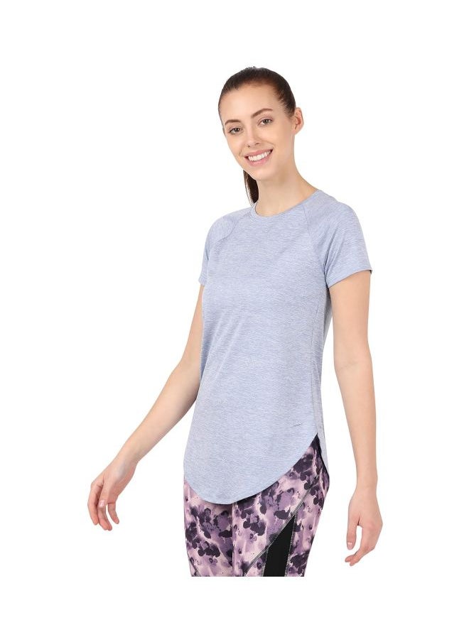 JOCKEY - Jockey MW62 Women Microfiber Fabric Relaxed Fit Solid Curved Hem Styled Half Sleeve T Shirt with Stay Fresh Treatment - Image 1