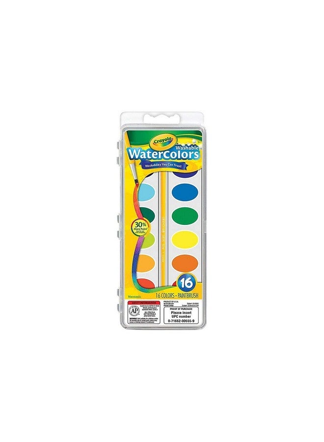 Crayola 740824 Crayola Washable Watercolors Assorted (530555) - Image 1