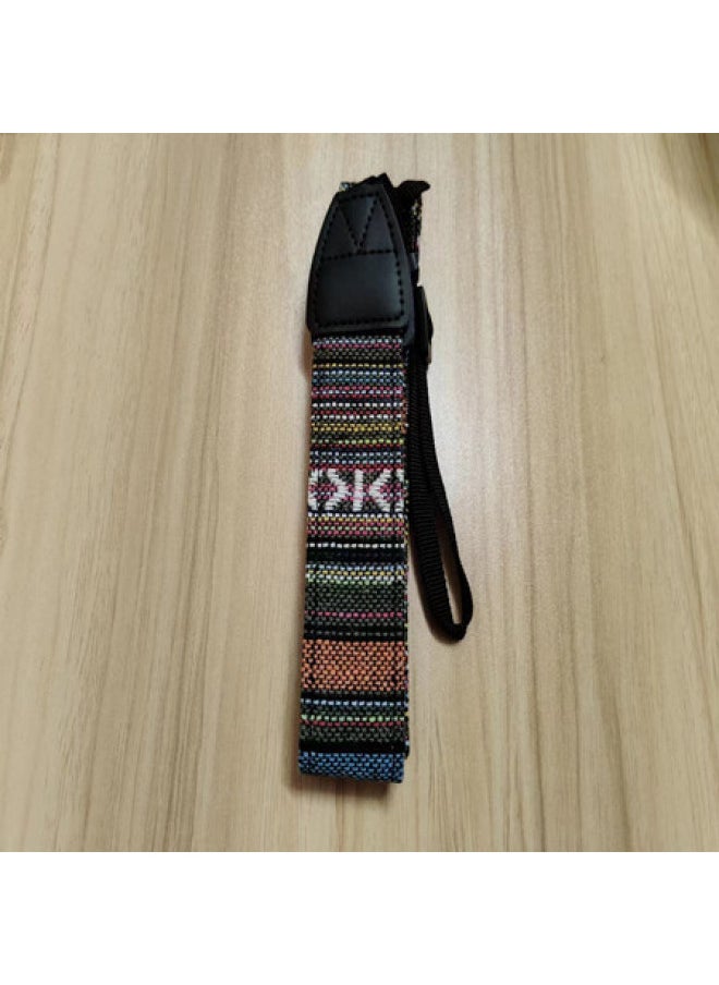 Generic Cotton Camera Strap SLR Camera Strap Decompression Retro Micro Single Photography Shoulder Strap Lanyard-Body Color:201 Blackhead Shoulder Strap  - Image 1
