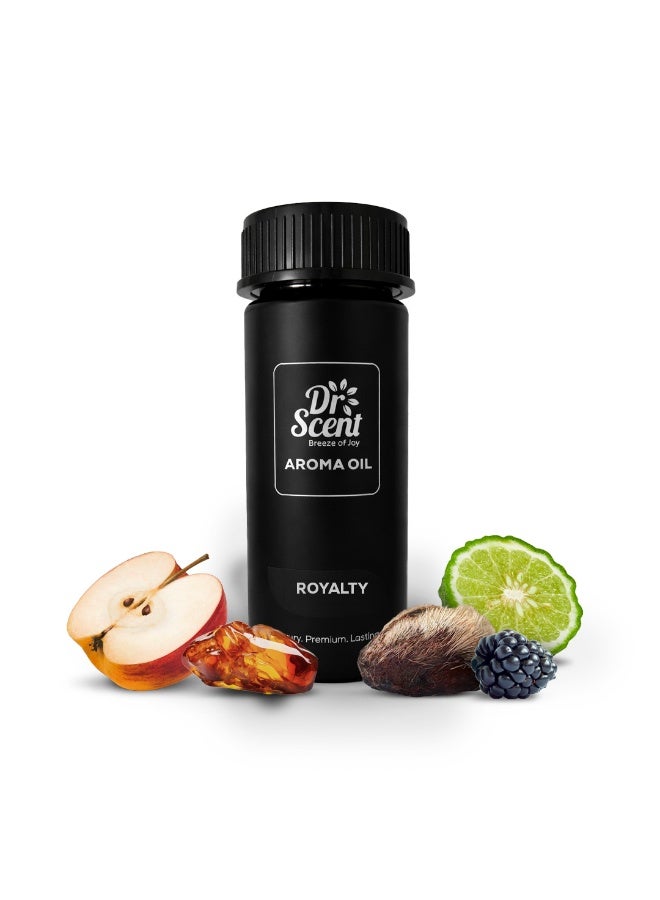 دكتور سينت د. سنت ديفيوزر زيت العطر - رويالتي | مزيج فاخر من الزيوت العطرية مع الفواكه الحلوة المختلطة، التفاح، ديوبيري، ونغمات العنبر والمسك | يخلق أجواء أنيقة. - Image 1