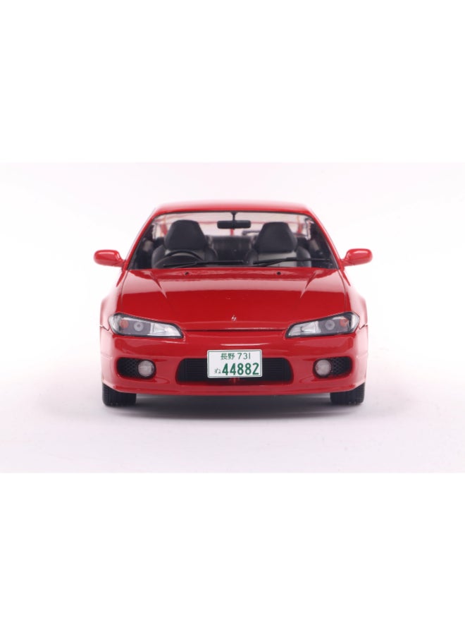 Solido Nissan Silvia S15 Spec-R Aero Flame Red 1999 Diecast Model Car, 1:18 Scale, Opening Front Doors, Steerable Wheels, Official Nissan Collector Display Model - Image 3