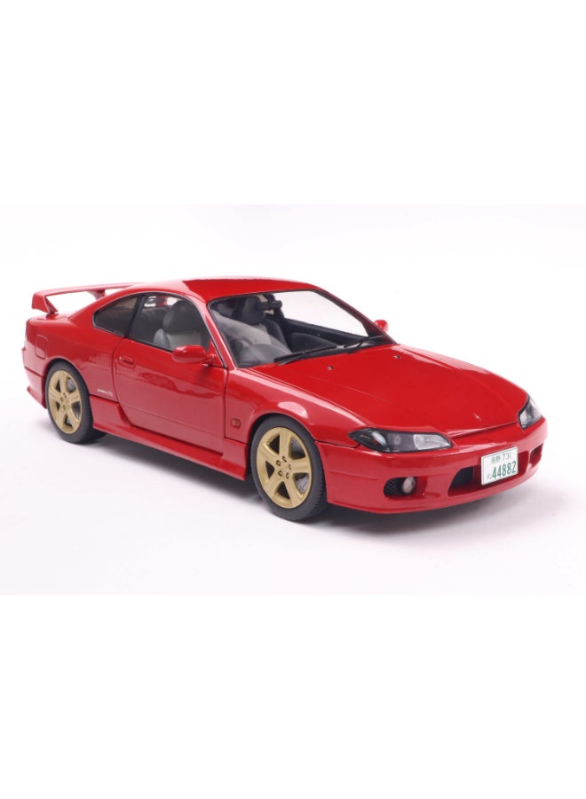 Solido Nissan Silvia S15 Spec-R Aero Flame Red 1999 Diecast Model Car, 1:18 Scale, Opening Front Doors, Steerable Wheels, Official Nissan Collector Display Model - Image 5