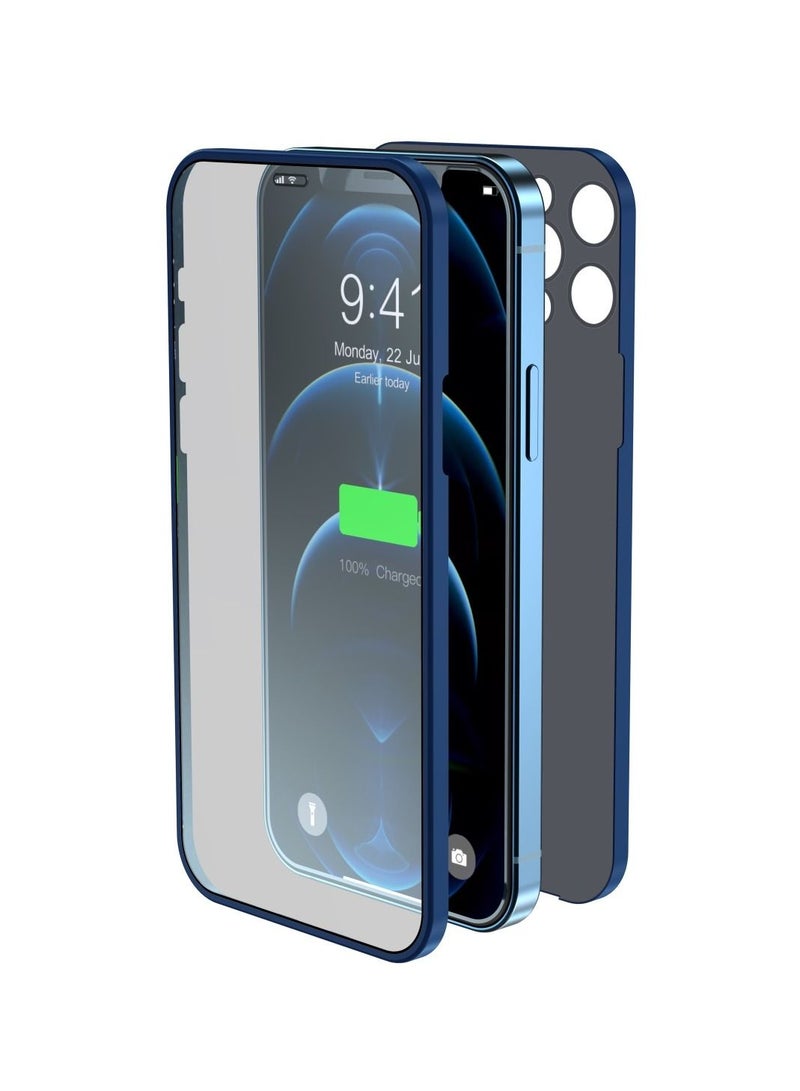 ديفيا 2 في 1 كفر حماية مع شاشة حماية مدمجة للايفون 12 برو - أسود - Image 1