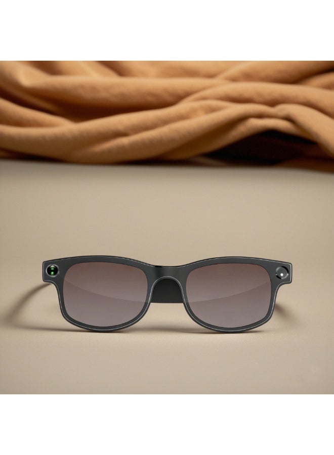 Fashionable Smart Glasses with 8MP Mute Shooting + Built-in ChatGPT + Simultaneous Interpretation + 32GB Local Storage + 2 Replaceable Lenses, a Cutting-edge Tech New Visual Experience with AI Voice Wake-up - Image 1