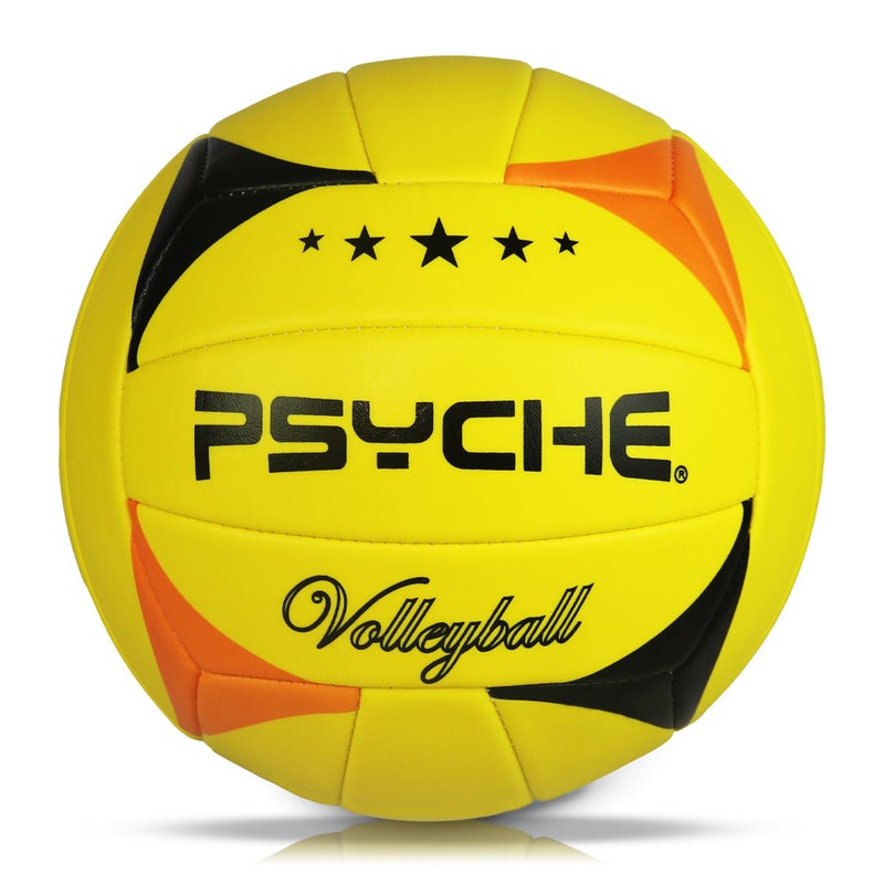 Generic PSYCHE No.5 PVC Sewn Volleyball for Student Training Cat Face V5018