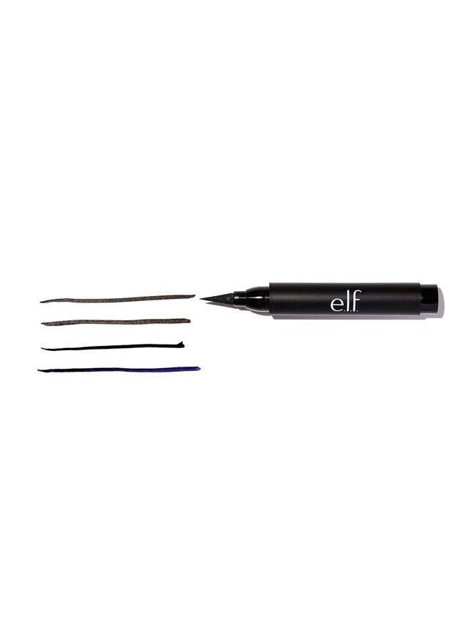 elf Cosmetics Studio Intense Ink Eyeliner in Blackest Black, 2.5 Gram,pencil - Image 3