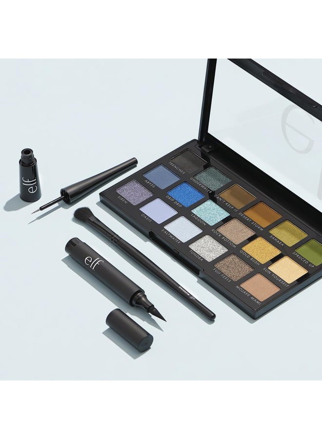 elf Cosmetics Studio Intense Ink Eyeliner in Blackest Black, 2.5 Gram,pencil - Image 5