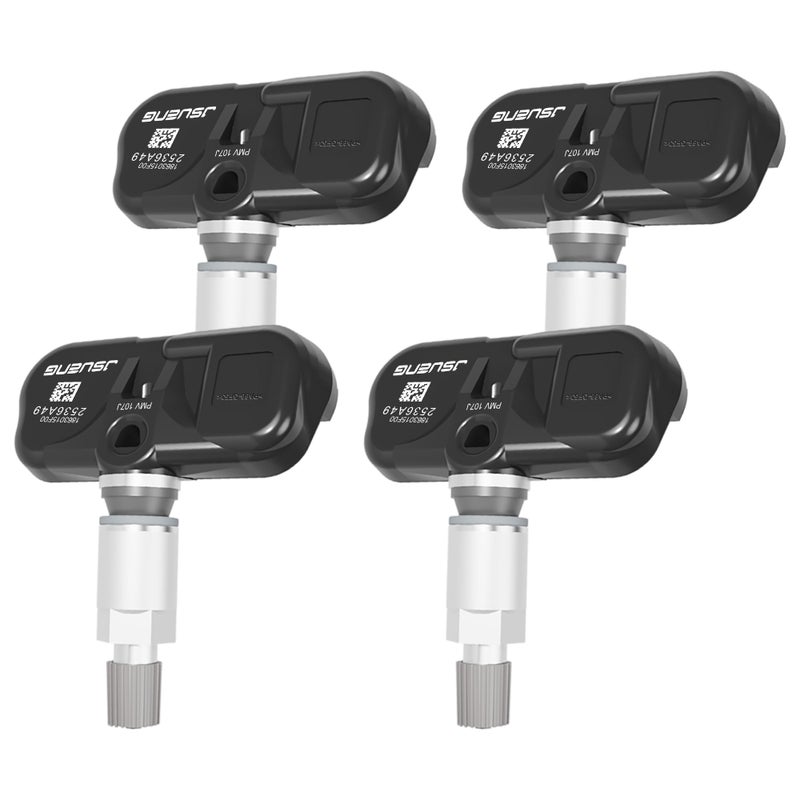 Jsueng 4260733021 TPMS Sensor Set of 4 Tire Pressure Monitoring System Sensor for Toyota Camry Rav4 Highlander Yaris Corolla Lexus ES GS LX Replaces PMV107J 4260733011 MV107J 315MHZ