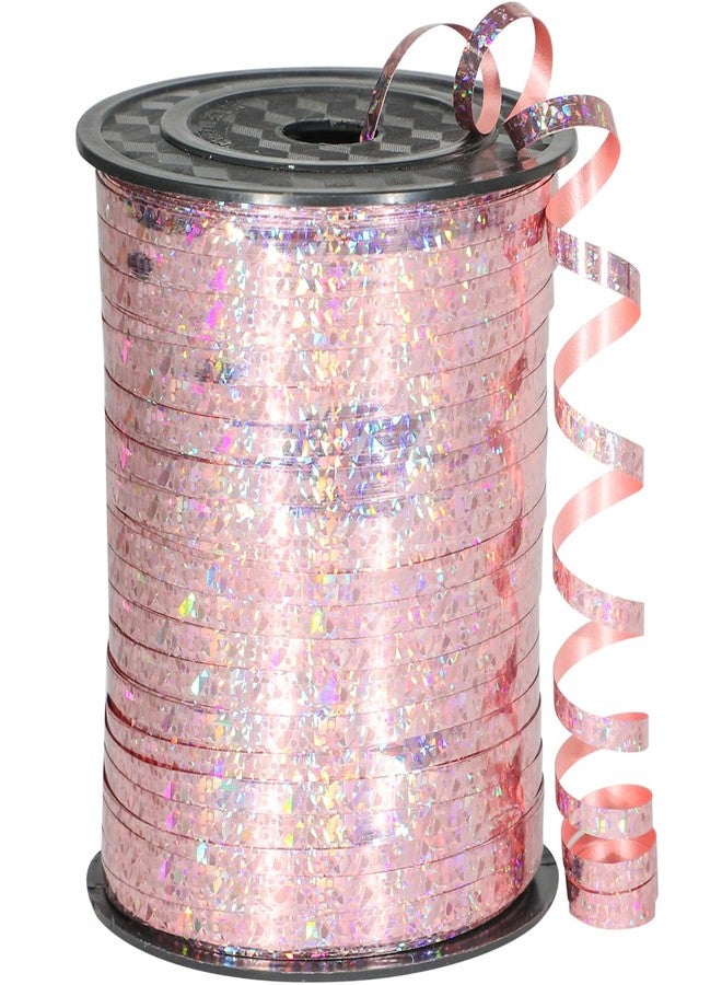 OMISELIO Pink Ribbon - 500 Yard Light Pink Curling Ribbon for Gift Wrapping, Balloons, Baby Showers & Parties - Image 1