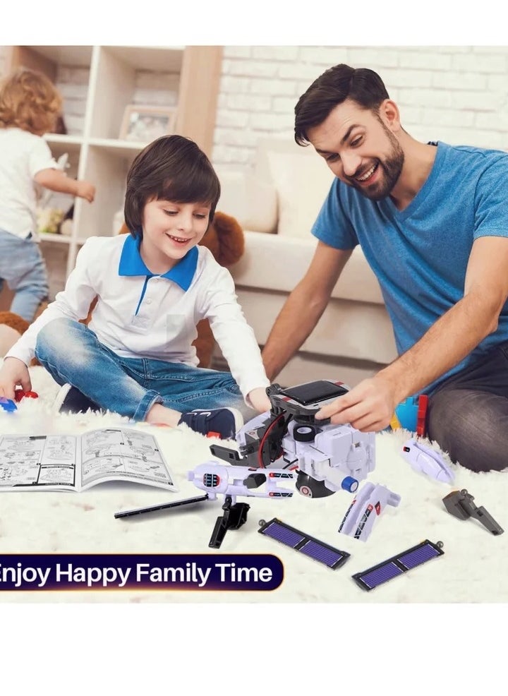 Generic - Projects Toys for Kids Ages 8 12 Solar Robot Science Kits Gifts for 8 14 Year Old Teen Boys Girls 120Pcs Building Experiments for Teenage Ages 9 10 11 13 - Image 1