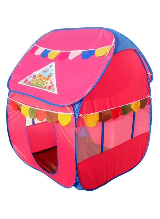 HomeCute Homecute Foldable Pop Up Hut Type Kids Toys Small Size Play Tent House for Boys and Girls. (Pink)  - Image 5