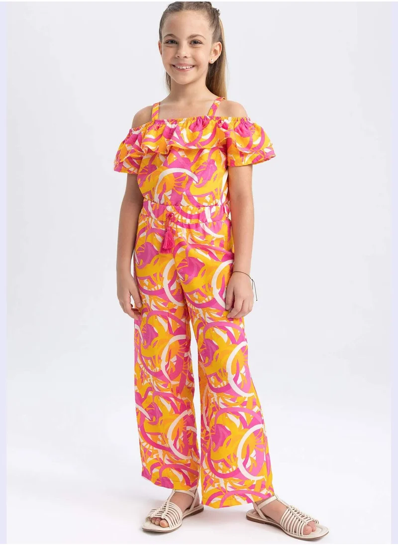 ديفاكتو Girl Woven Short Sleeve Blouse