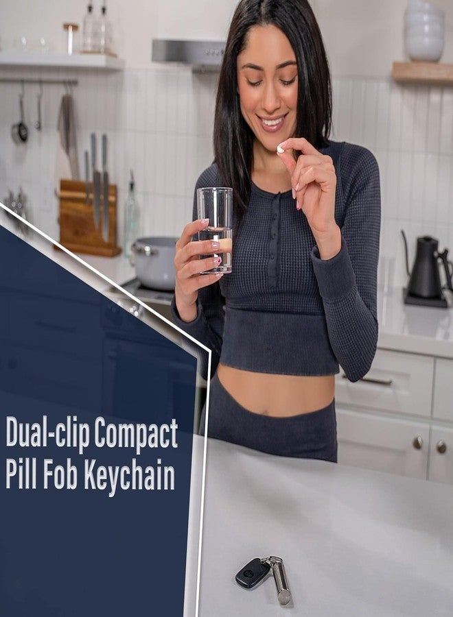 Divoti Precision CNC Machined Stainless Steel Emergency Pill Holder Keychain - Micro - Image 4