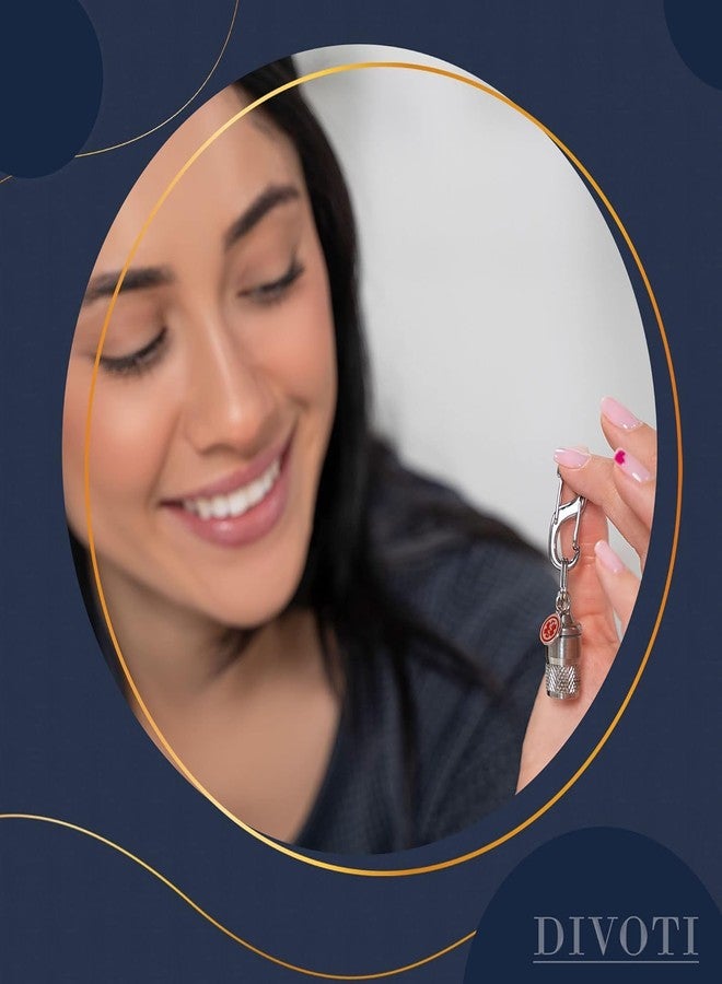 Divoti Precision CNC Machined Stainless Steel Emergency Pill Holder Keychain - Micro - Image 5