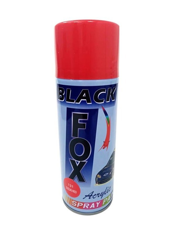 Black Fox Premium Finish Spray Paint Red Color 2 pcs - Image 2