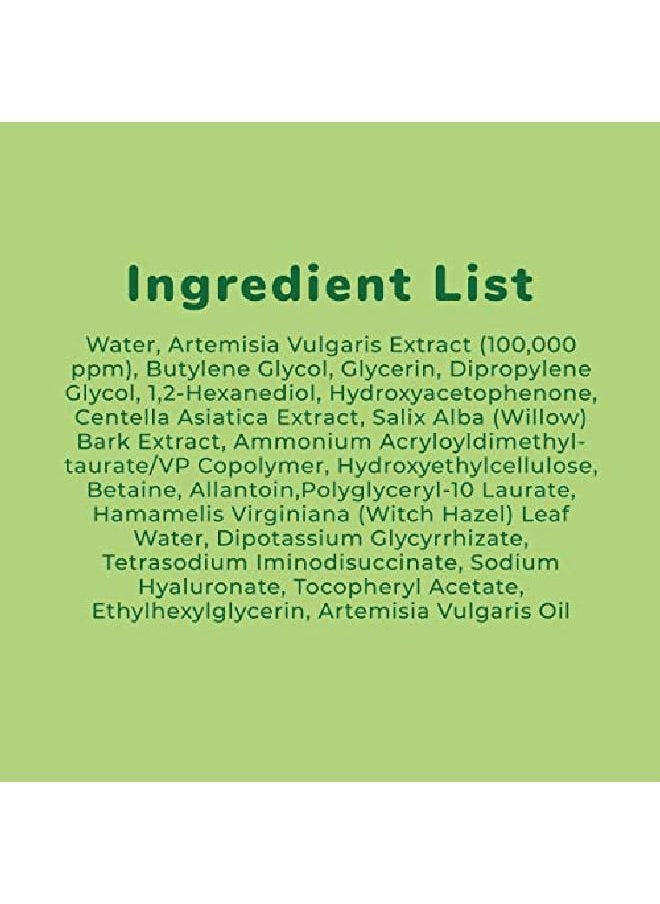 FACETORY - Artemisia Refreshing Relief Sheet Mask With Artemisia Extract Soft Sheet Mask For All Skin Types Soothing And Balancing Face Mask (Pack Of 10) - Image 1