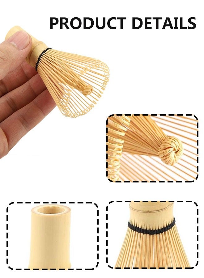 HAWAWA Matcha Green Tea Whisk 100 Prong Natural Bamboo Tea Whisk Chasen Preparing Matcha Powder Brush Tool For Matcha Tea Tea Preparation Bamboo Whisk - Image 3