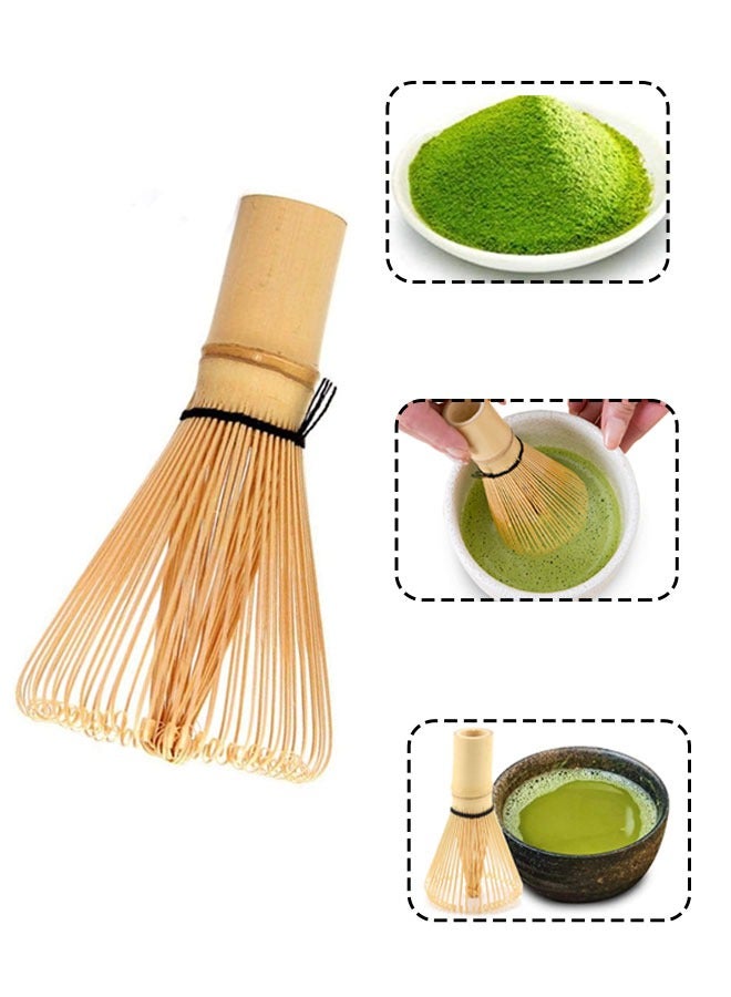HAWAWA Matcha Green Tea Whisk 100 Prong Natural Bamboo Tea Whisk Chasen Preparing Matcha Powder Brush Tool For Matcha Tea Tea Preparation Bamboo Whisk - Image 5
