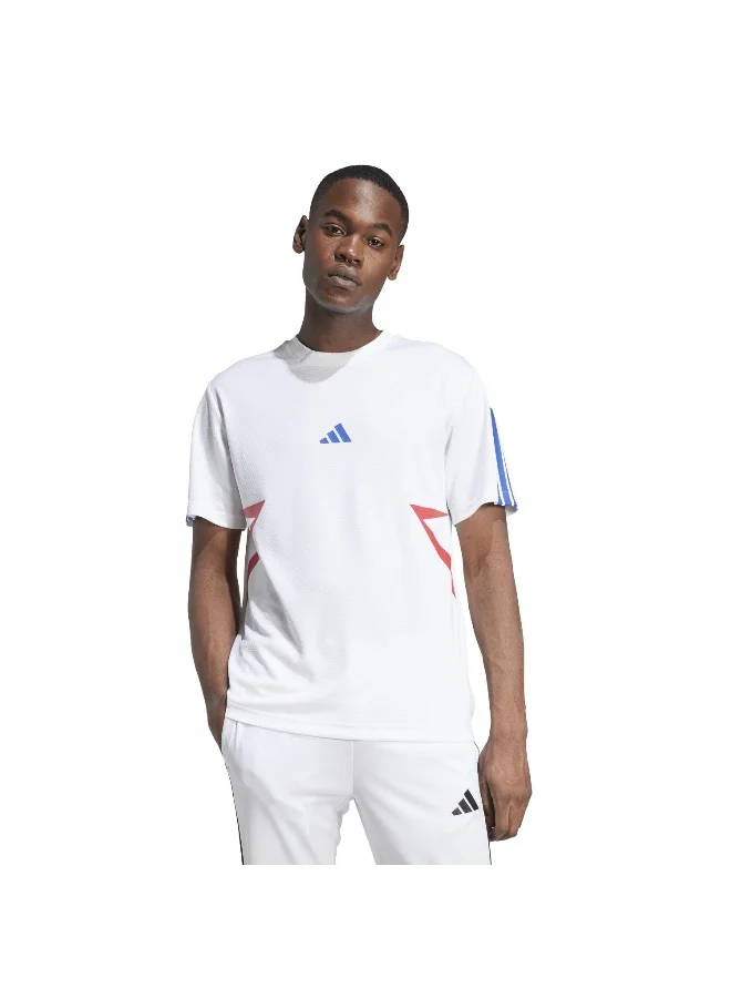 Adidas Adidas M Tiro Cb Tee White T-Shirt (Short Sleeve) T-Shirts For Men