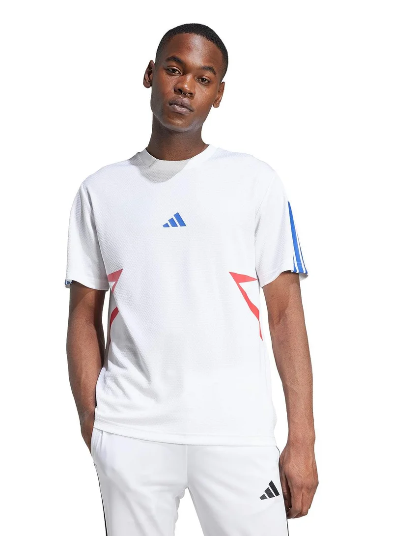 Adidas House Of Tiro Colour Block Tee