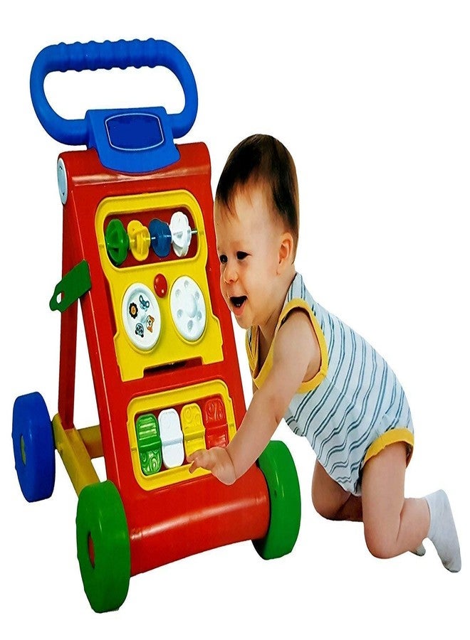 Maanit Fun Activity Learning Walker for Babies (Red) - Image 3