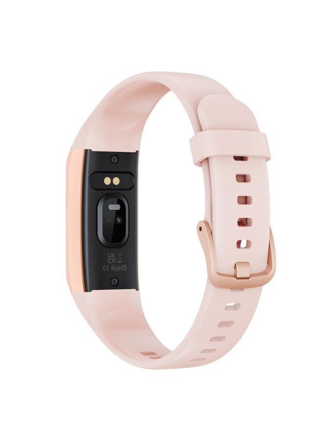 LIGE Ladies Smart Band Sport Fitness Tracker Waterproof Body Temperature Heart Rate Monitor Smart Bracelet for Women Rose Gold Pink - Image 2