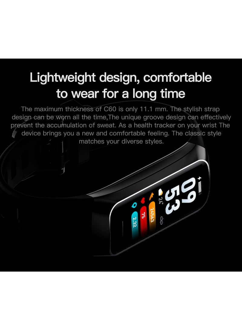 LIGE Ladies Smart Band Sport Fitness Tracker Waterproof Body Temperature Heart Rate Monitor Smart Bracelet for Women Rose Gold Pink - Image 5