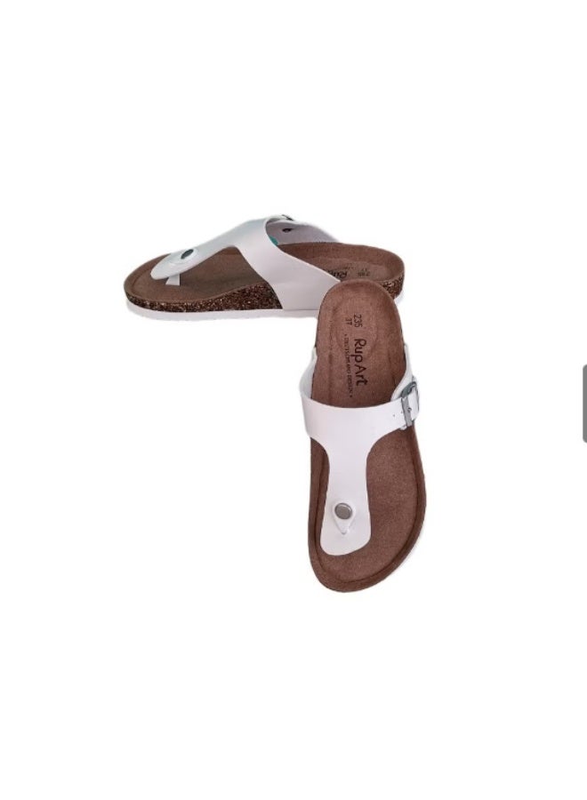 Rup Art صنادل ثونغ ببطانة مريحة مع أحزمة قابلة للتعديل أحذية مريحة مصممة خصيصًا للرجال والنساء استثمر في صحة قدميك ستشكرك قدماك من روبي آرت - Image 3