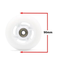 Generic Flash LED Skate Shoes Wheels 90mm and 90A With Bearing Single Piece  - Image 3