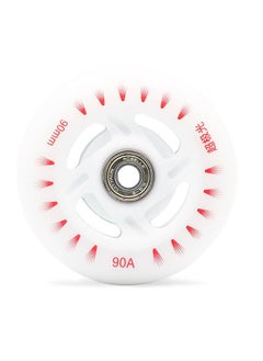 Generic Flash LED Skate Shoes Wheels 90mm and 90A With Bearing Single Piece  - Image 2